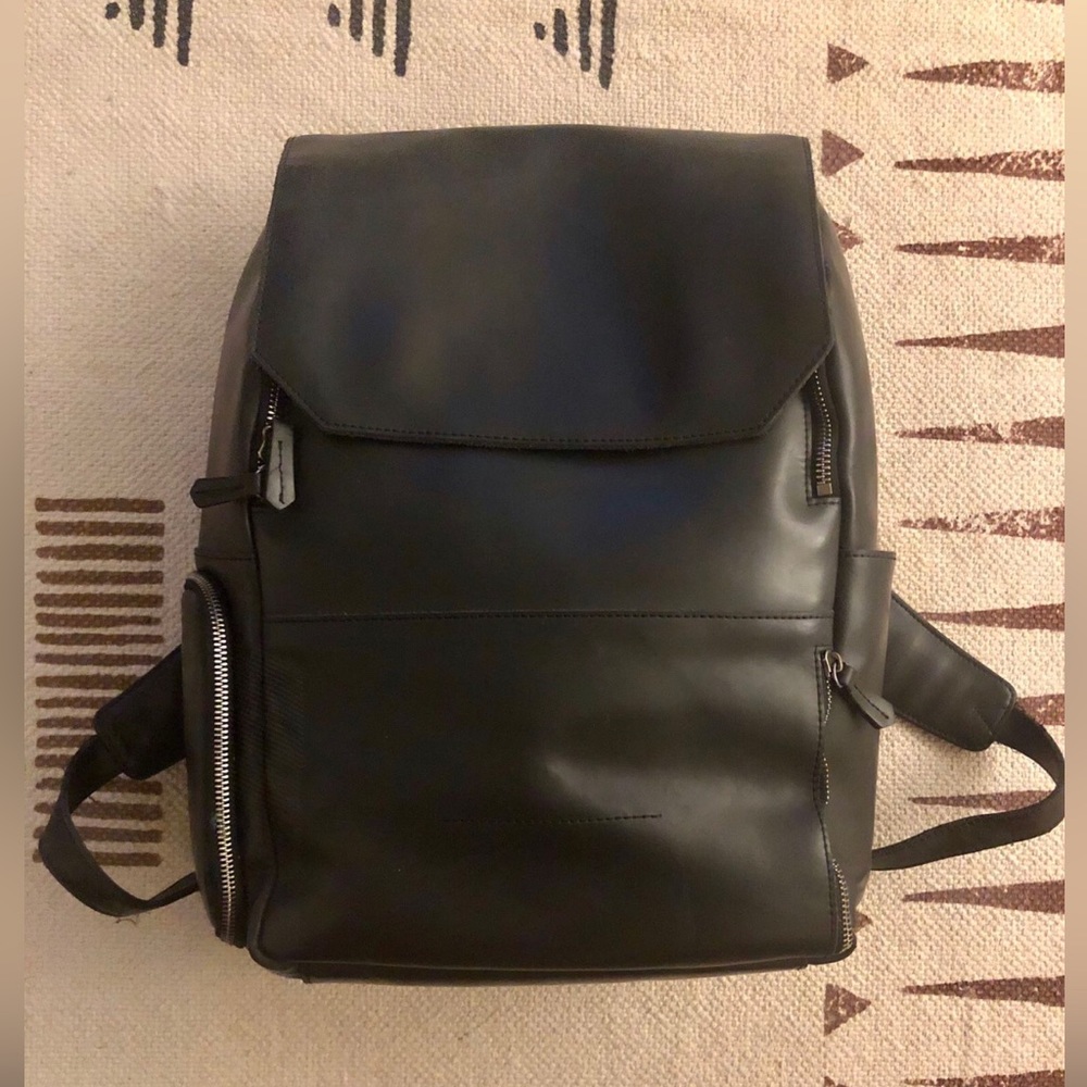 Atlas Supply Co. Leather Backpack